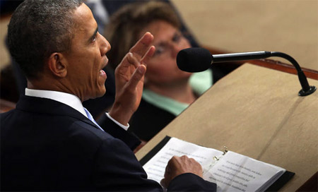 Obama emitirá hoy tradicional discurso sobre el Estado de la Unión